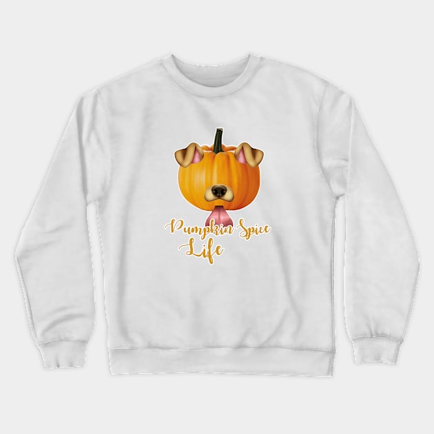 Pumpkin Spice Life PSL Latte Crewneck Sweatshirt by Grassroots Green